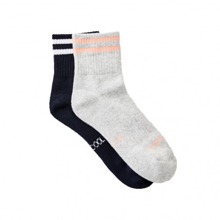 CHAUSSETTES RIP CURL VAPORCOOL SPORT - PACK DE 2 TU