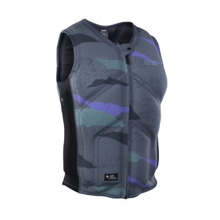 GILET IMPACT ION COLLISION CORE FRONTZIP DARK COLLAGE