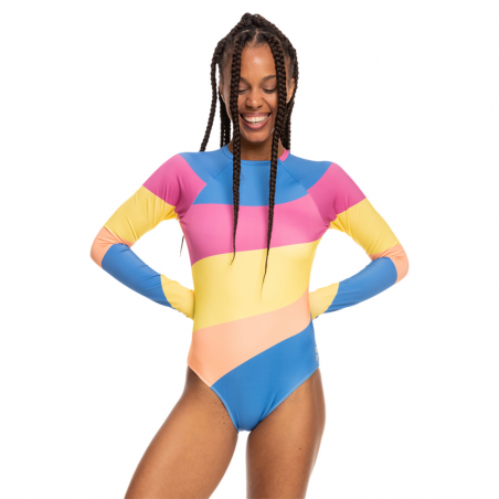 MAILLOT LYCRA UNE PIECE MANCHES LONGUES ROXY POPSURF REGATTA