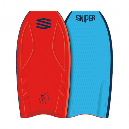 BODYBOARD SNIPER BUNCH II EPS IMPROVE SERIES ROUGE/BLEU