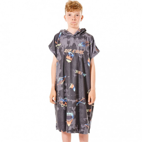 PONCHO RIP CURL ENFANT PRINT WASHED BLACK M/L