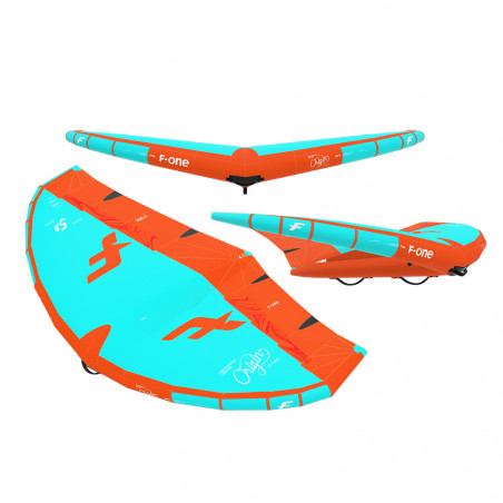 AILE DE WINGSURF F-ONE ORIGIN 2024 GLACIER/FLAME