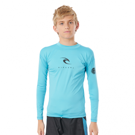 LYCRA Enfant RIP CURL CORP Manches Longues BLUE