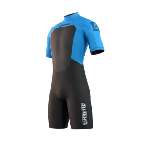 SHORTY NEOPRENE MYSTIC BRAND 3/2 BACKZIP GLOBAL BLUE