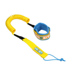 LEASH DE SUP HOWZIT COIL JAUNE/BLEU