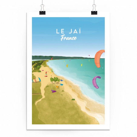 Poster Le Jaï by Sketch my Kite