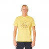 T-shirt Drifter Jaune Rip Curl