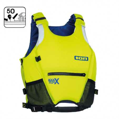 GILET DE FLOTTABILITÉ ION BOOSTER X SIDEZIP LIME