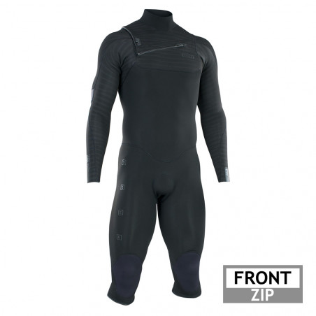 SHORTY ION SEEK CORE OVERKNEE 4/3 FRONTZIP MANCHES LONGUES NOIR