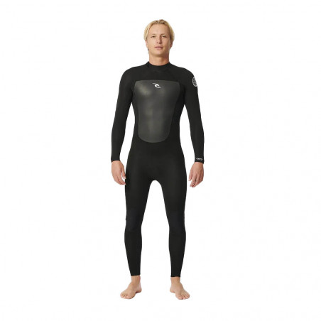 COMBINAISON RIP CURL OMEGA GB 3/2 BACKZIP NOIR