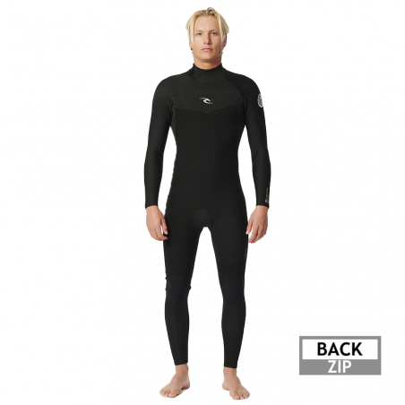 COMBINAISON RIP CURL DAWN PATROL 4/3 BACKZIP NOIR