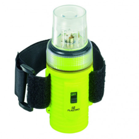 LAMPE DE SECURITE FLASHLIGHT LED JAUNE