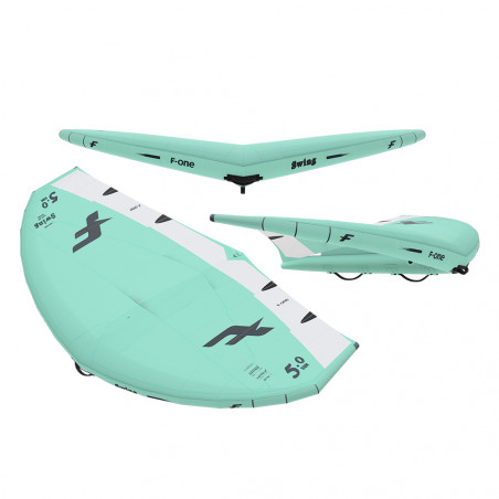 AILE DE WINGSURF F-ONE SWING V4 2024 MINT/ONYX