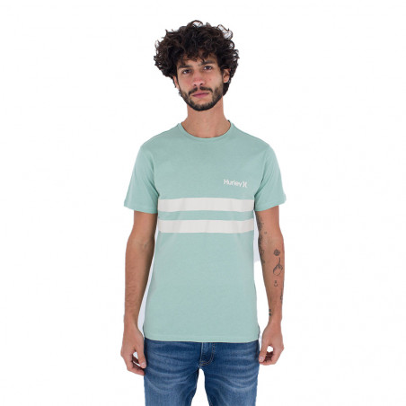 T-SHIRT HURLEY OCEANCARE BLOCK PARTY VERT