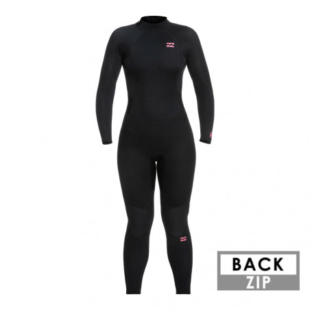 COMBINAISON FEMME BILLABONG LAUNCH BACKZIP 5/4MM