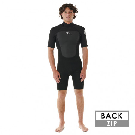 COMBINAISON RIP CURL OMEGA 2MM BACKZIP NOIR