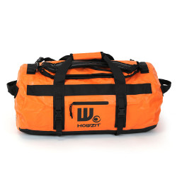 Sac de voyage étanche DUFFEL BAG 60L - HOWZIT ORANGE-BLACK