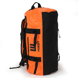 Sac de voyage étanche DUFFEL BAG 60L - HOWZIT ORANGE-BLACK