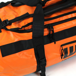 Sac de voyage étanche DUFFEL BAG 60L - HOWZIT ORANGE-BLACK