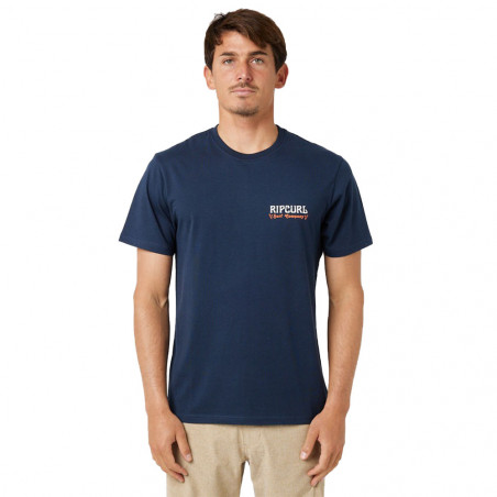 T-SHIRT RIPCURL F&B BLEU MARINE