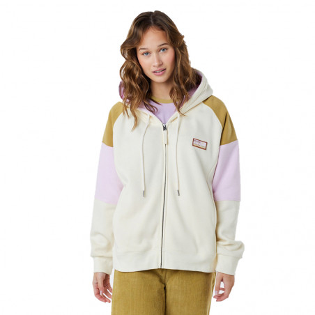 Veste Zip FEMME RIP CURL GALICIA FULL ZIP BLANC