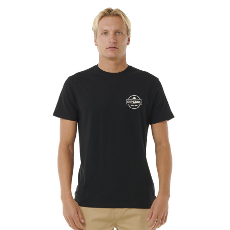 T-shity manches courtes rip curl staple noir