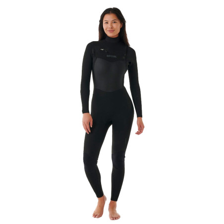 Combinaison femme rip curl dawn patrol 5-3 fz noir