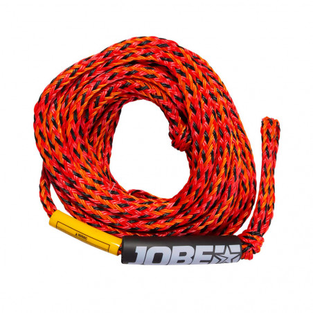 CORDE DE TRACTION JOBE ROUGE 3/4 PERSONNES 3/4P