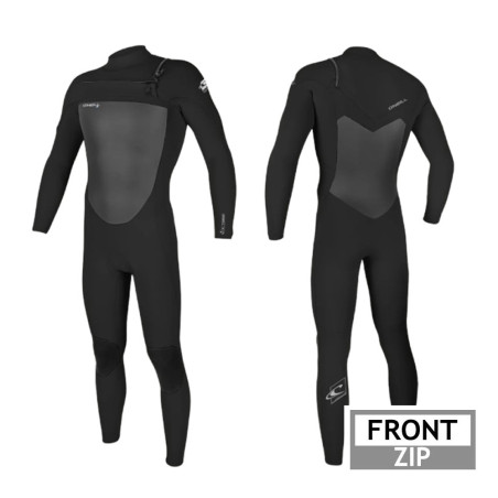 Combinaison o neill epic 4-3 frontzip 2022 noir