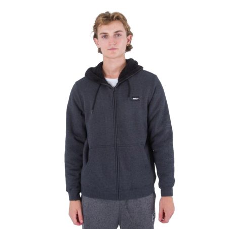 VESTE ZIP HURLEY FASTLANE BURRITO GRIS