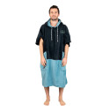 Poncho all-in v flash noir bleu nuit