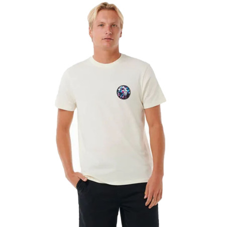 T-shirt manches courtes rip curl passage bone