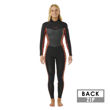 Combinaison femme rip curl dawn patrol sub 5-3 bz rust