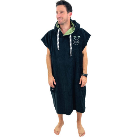 Poncho all-in flash kaki noir