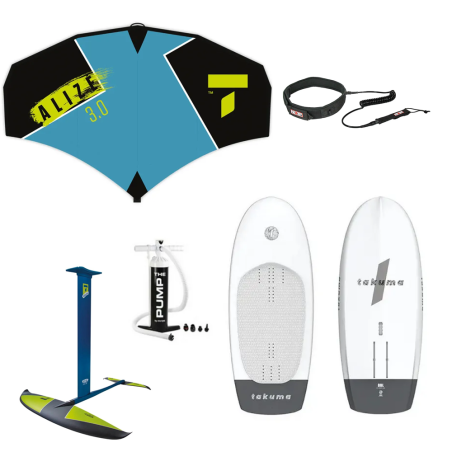 PACK DE WINGFOIL TAHE ALIZE + PLANCHE TAKUMA BK + FOIL TAHE AQUILON