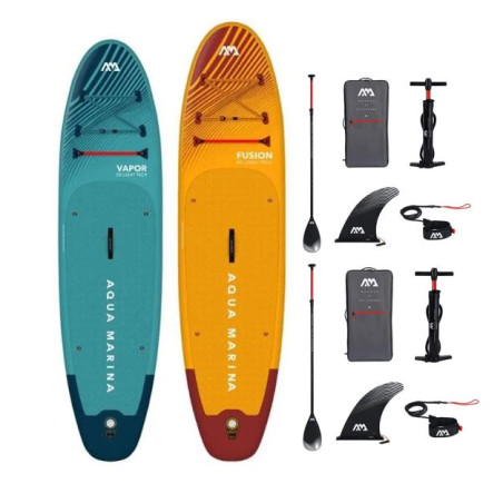 Pack Paddle gonflable VAPOR + FUSION AQUAMARINA - BLACK FRIDAY