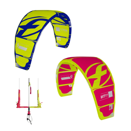 PACK DE KITESURF OCCASION FONE WTF 7m² et 8m²