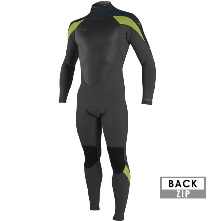 Combinaison neoprene o neill epic 5-4 backzip noir gunmetal