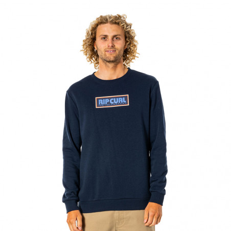 Sweatshirt RIP CURL Surf Revival Box Bleu marine