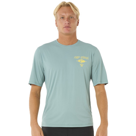 Lycra rip curl icons surflite ss blue lagoon