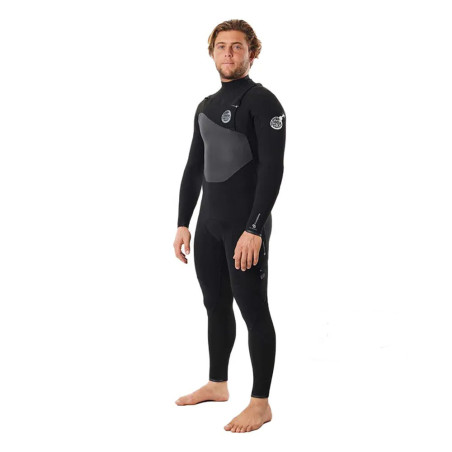 Combinaison rip curl flashbomb 5-3 frontzip noir