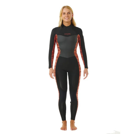 Combinaison femme rip curl dawn patrol sub 4-3 bz rust