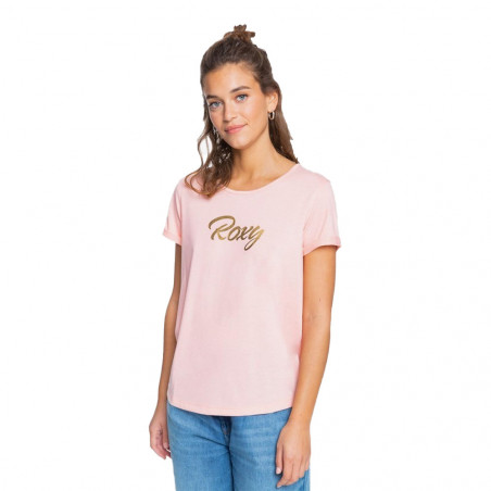 T-shirt ROXY call it dreaming Pêche