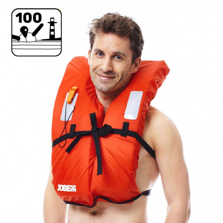 PACK 4 GILETS DE SAUVETAGE JOBE EASY BOATING ORANGE