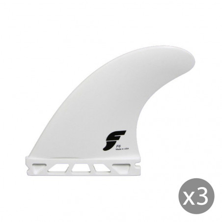 AILERONS SURF FUTURES FINS F6 THERMOTECH BLANC Thruster