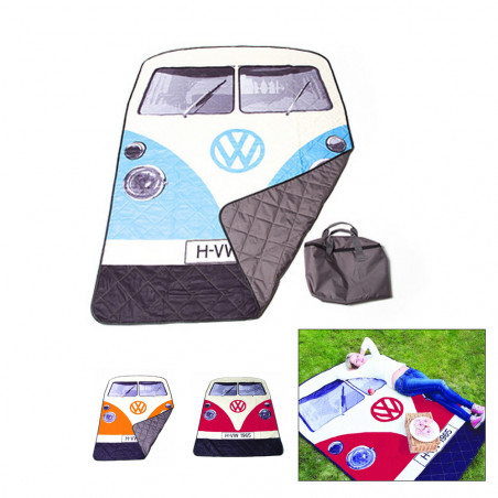 PLAID VW PICNIC RUG