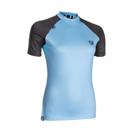 LYCRA Femme ION RASHGUARD Manches Courtes SKY BLEU