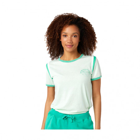 T-SHIRT FEMME RIPCURL RINGER MENTHE