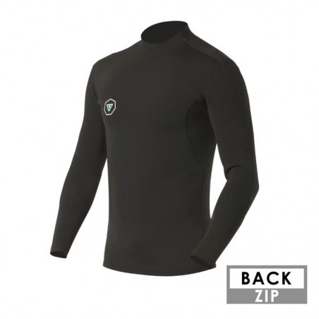 TOP NEOPRENE VISSLA SEAS 1MM MANCHES LONGUES NOIR