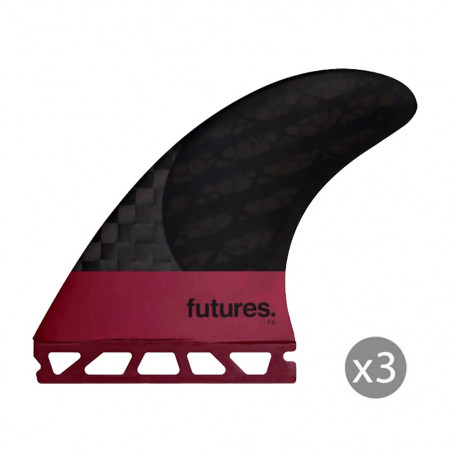 AILERONS SURF FUTURES FINS F8 BLACKSTIX 3.0 Thruster